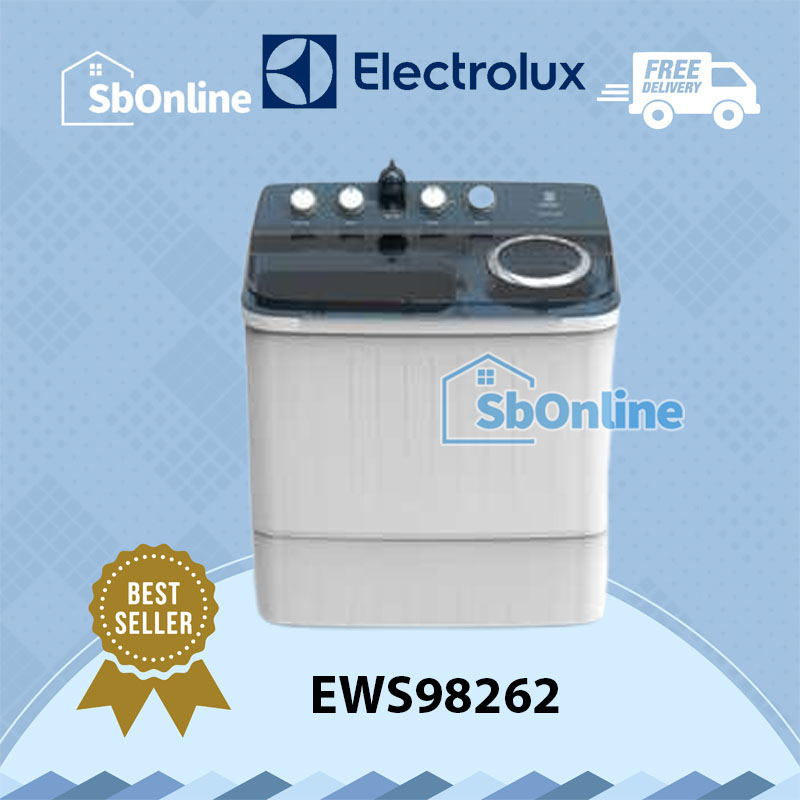 Mesin cuci 2 tabung ELECTROLUX Elektrolux dari Swedia 8kg EWS98262