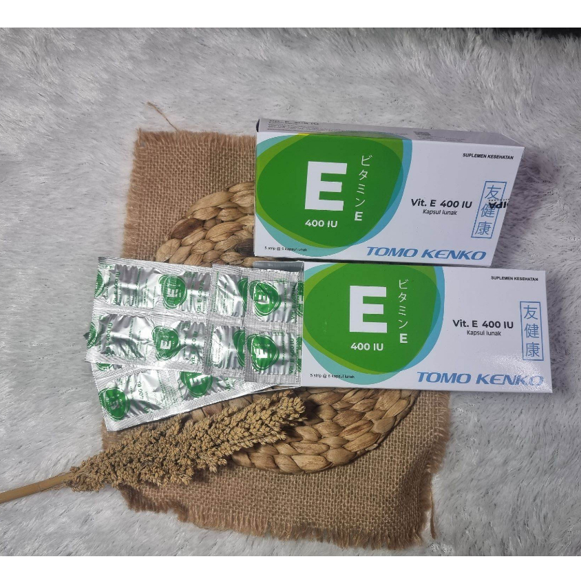 VITAMIN E 400IU Vitamin Kulit (TOMO KENKO)
