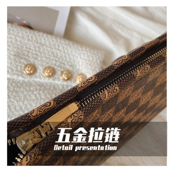 BJ61205 - SQUARE/FLOWER BROWN TAS JINJING HANDBAG SLEMPANG WANITA FASHION KOREA CHINA IMPORT MODIS ELEGAN TERMURAH TERLARIS TERBARU BAGSTORE JAKARTA TAS BATAM ZCJ1205