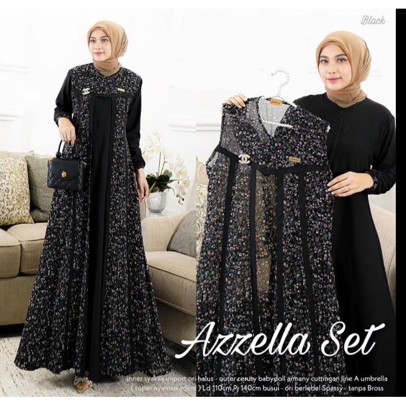 AZALEA SET//GAMIS 2 IN 1//OUTER PISAH//GAMIS BELI 1 DAPET 2//GAMIS CERUTY BABYDOLL BUSUI