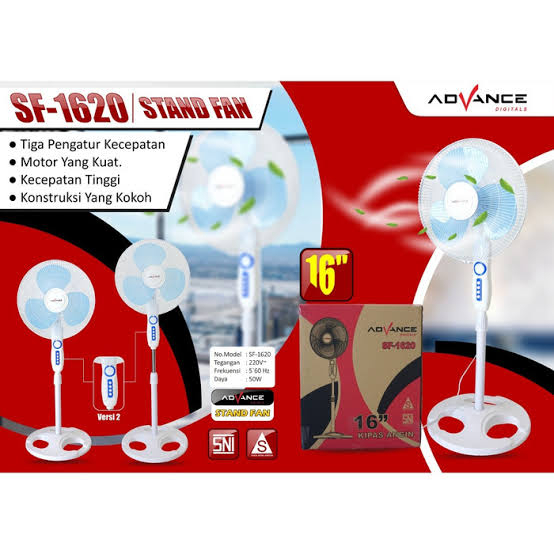 ADVANCE KIPAS ANGIN BERDIRI SF 1620 STAND FAN Kipas Angin Berdiri