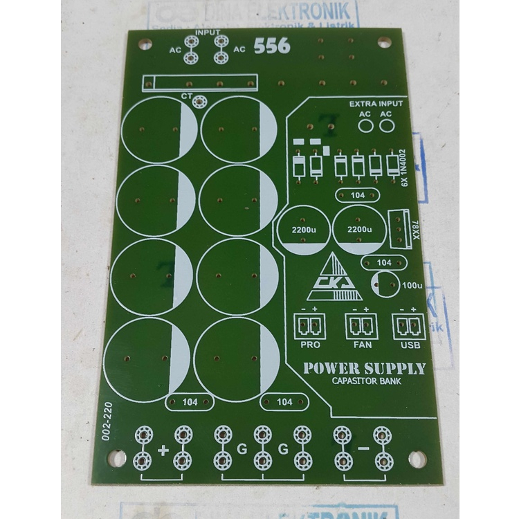 PCB ELCO BANK - 8 ELCO KECIL PLUS SIMETRIS SUPLAY