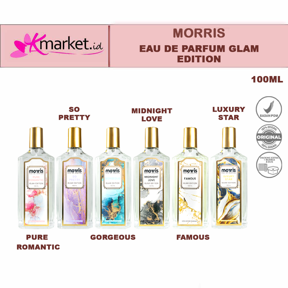 Morris Eau De Parfum Glam Edition 100ml - EDP - Parfum Wanita