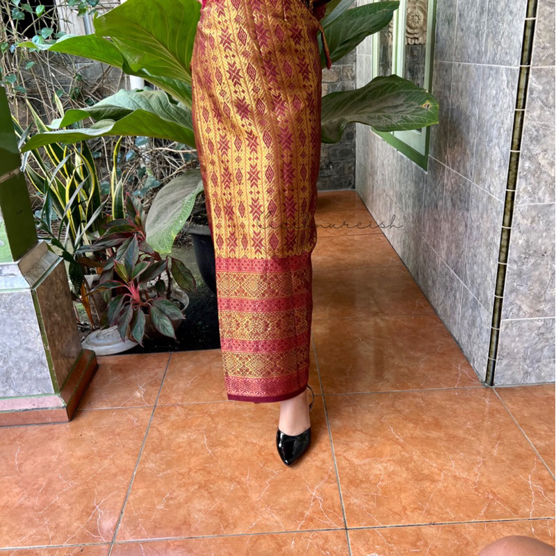 rok lilit songket palembang premium