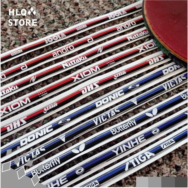 Side Tape Bet Timbul Resin Pingpong Tenis Meja Ping Pong List Tape Bat Bet Pimpong Lis Tape Pinggir 