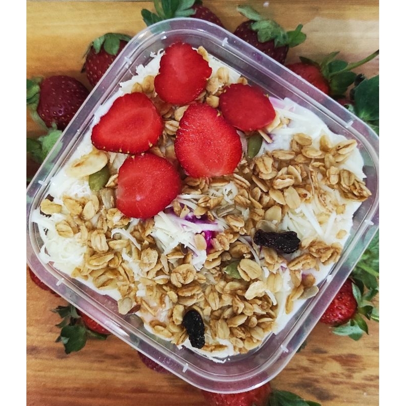 

Salad Buah Special Granola 350ml Fresh Healthy Fruits Sehat Segar Diet Cemilan Makanan Sehat Imun Tubuh Enak Kekinian Murah Nyoo Homemade