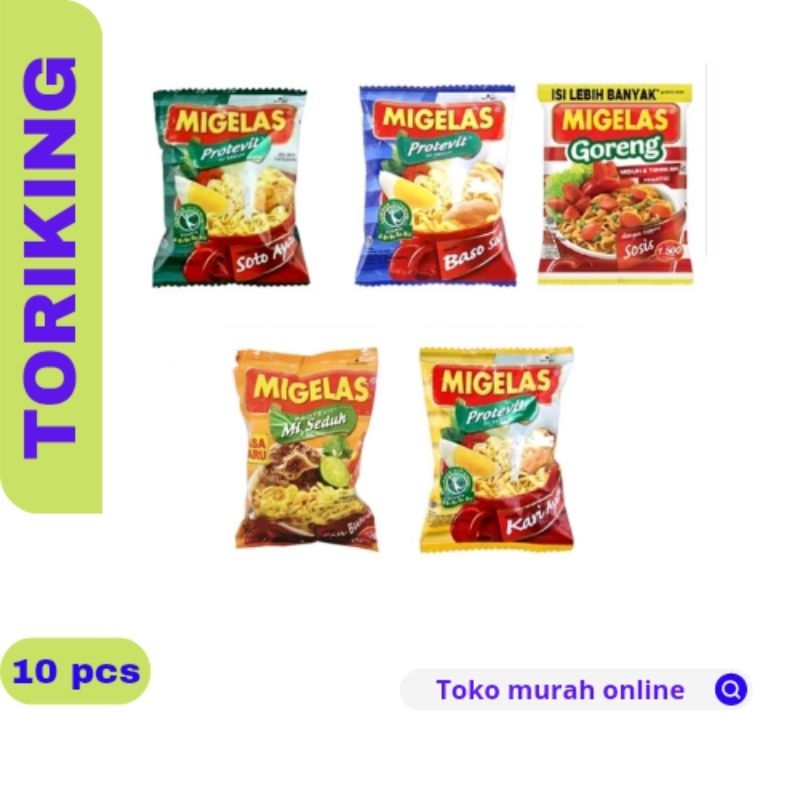 

MIE GELAS (1 Renceng isi 10pcs @15gr)