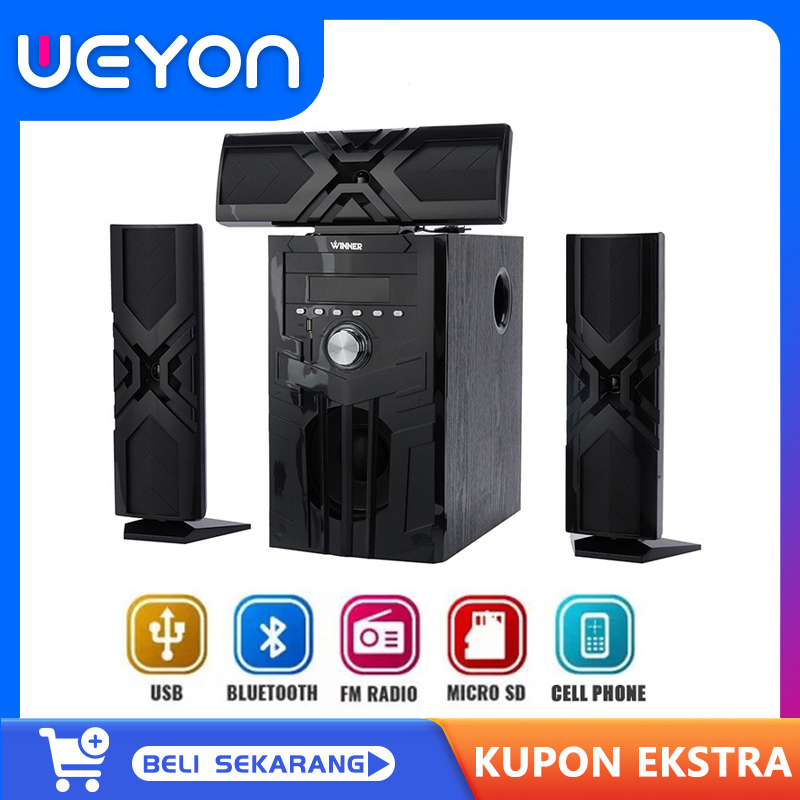 Weyon Offcial Speaker 812 wirelles Bluetooth Usb Sd   suara di jamin(812)