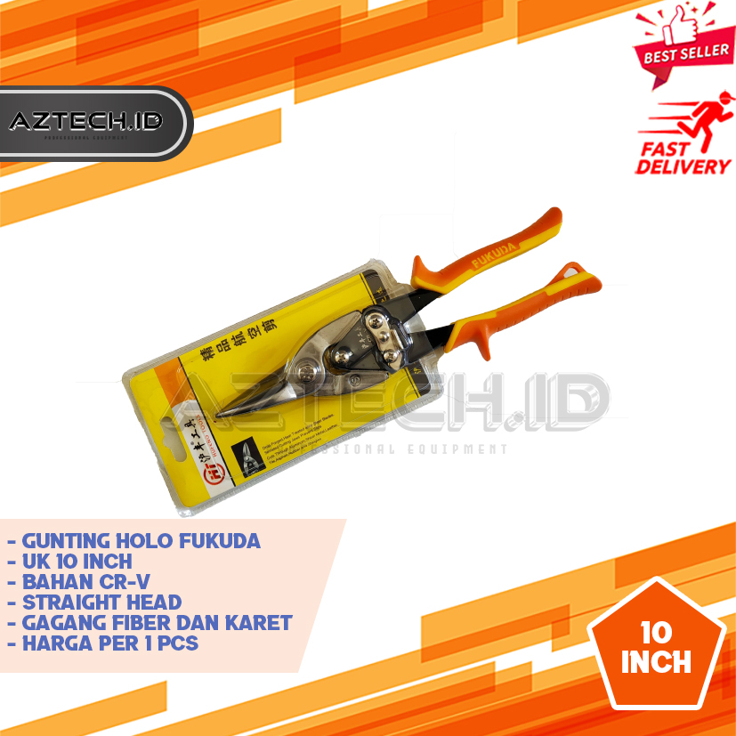 gunting holo baja ringan 10inch CR-V fukuda