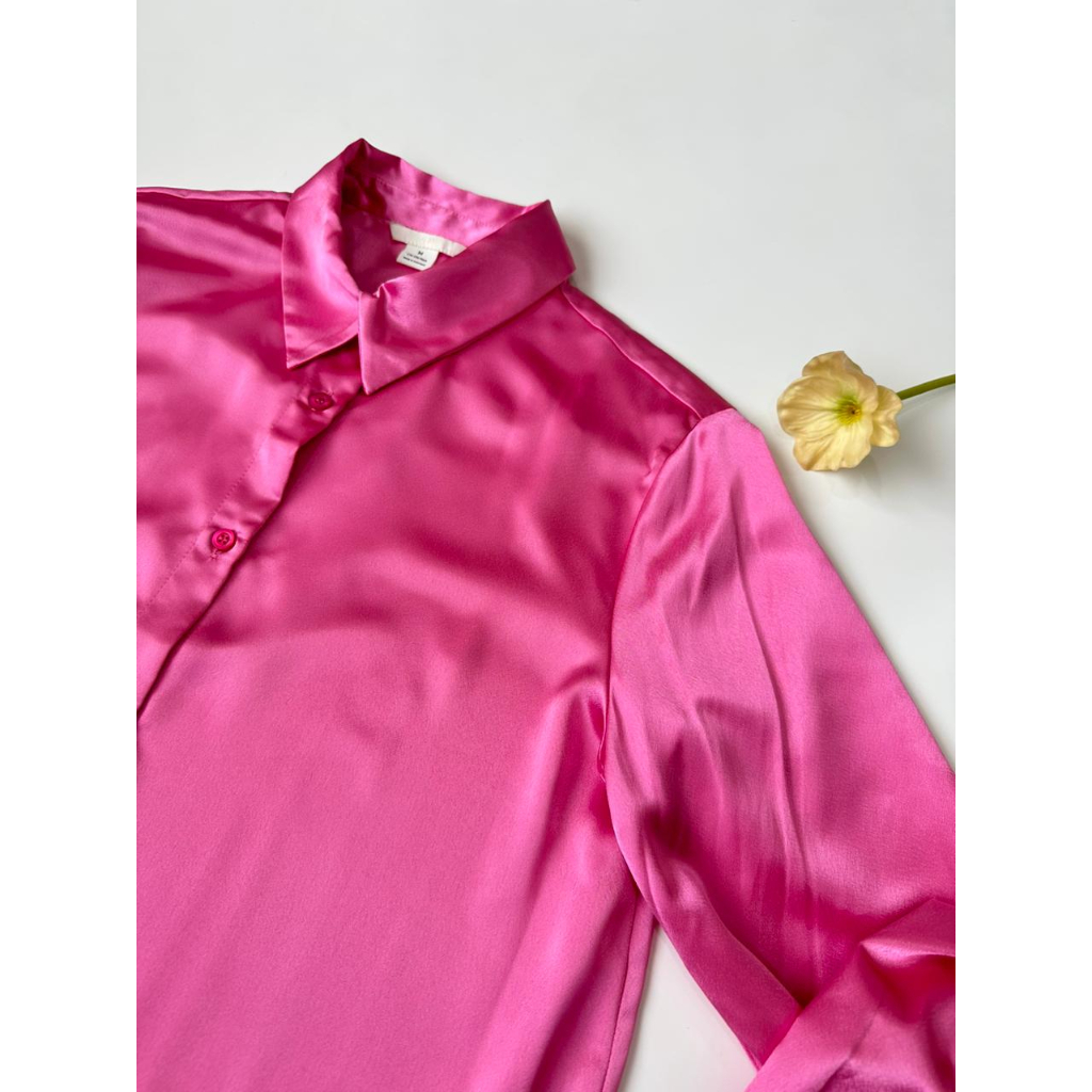 Hm longsleeved silk shirt