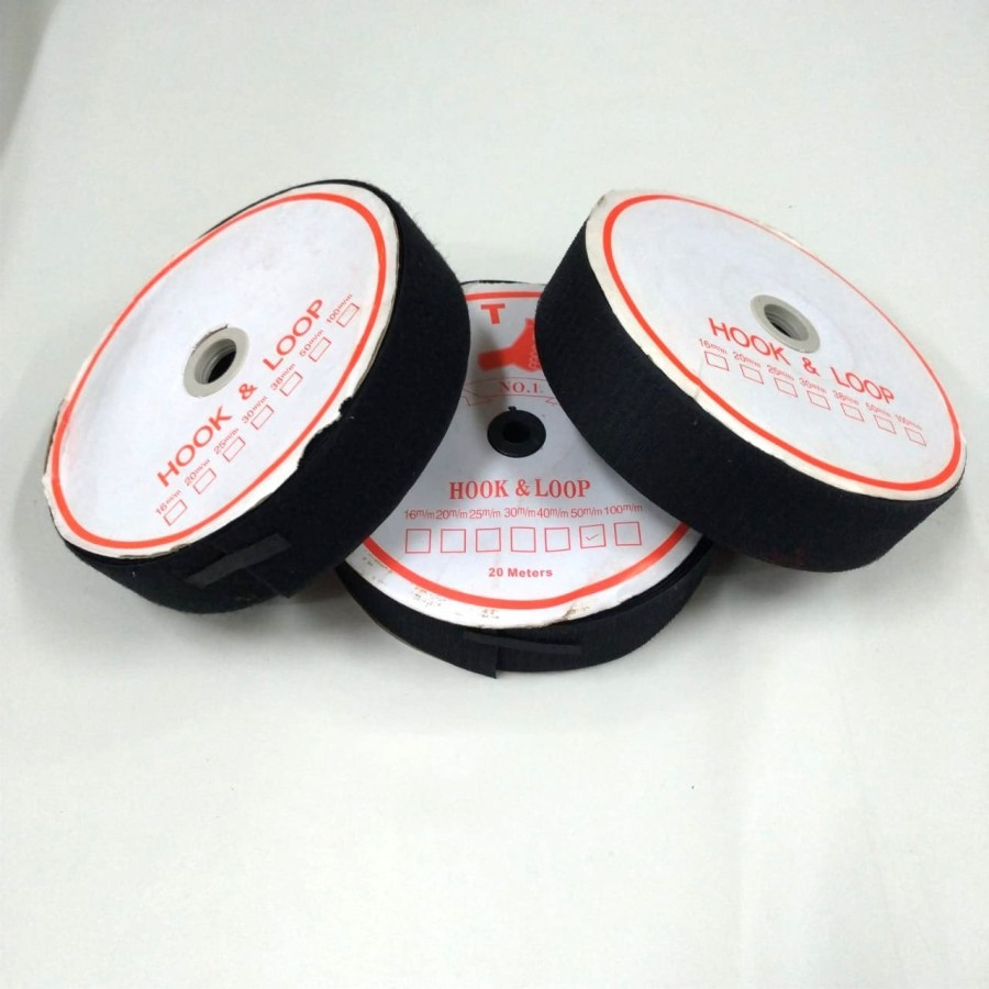 Velcro Strap / Magic Tape Perekat Kain Uk 50 mm / 5 cm (PER ROLL)