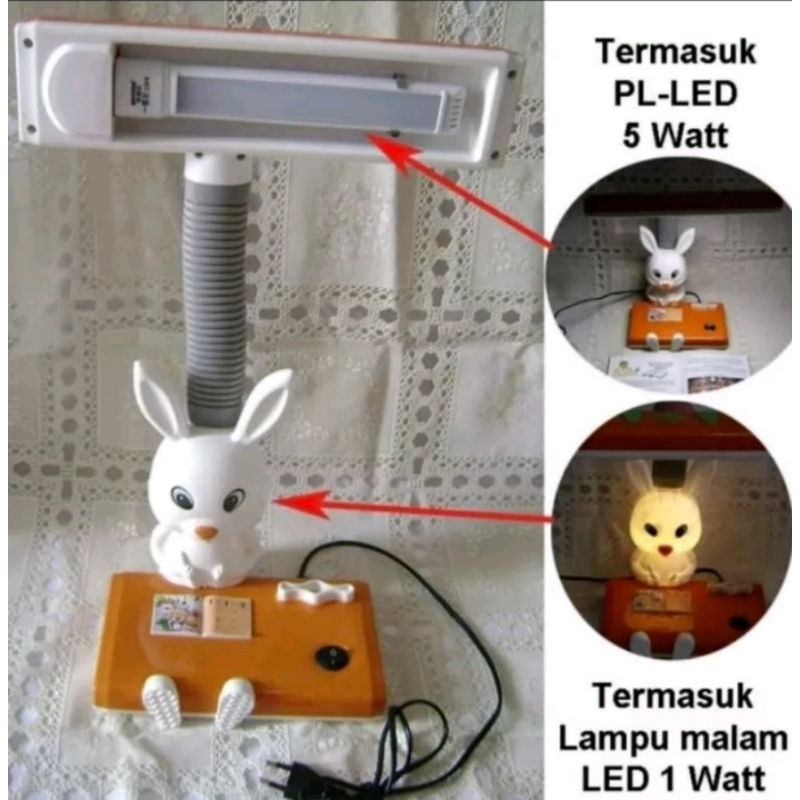 Lampu Belajar Jiamei-desk Lamp PL LED 5 watt