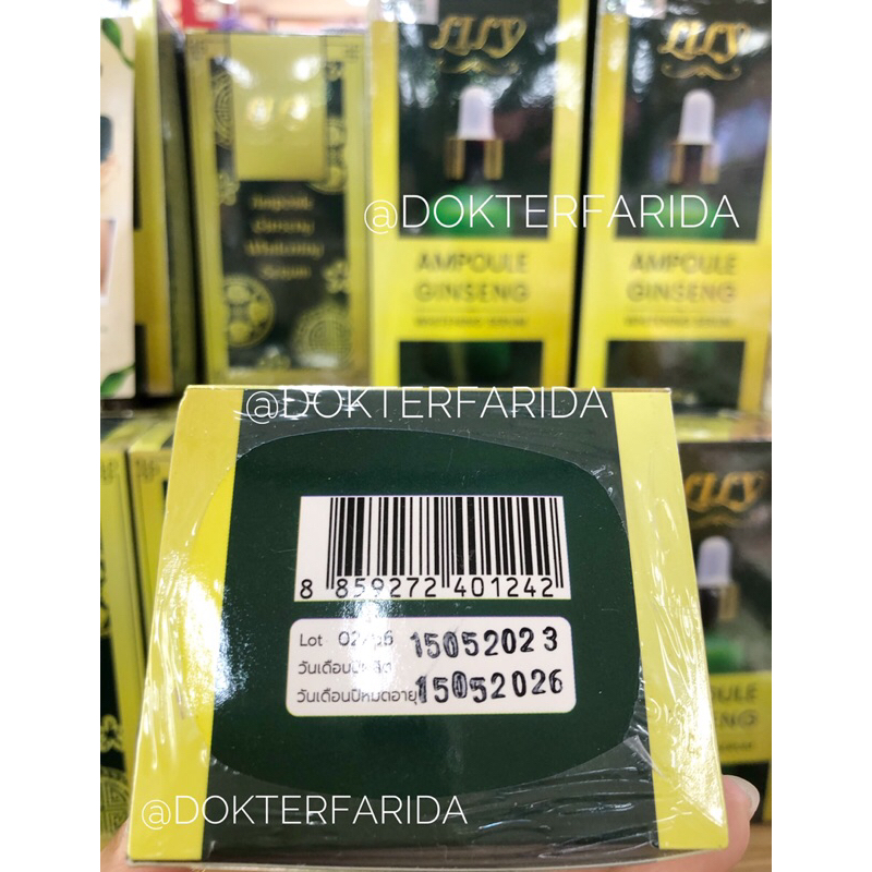 Ginseng Seaweed Cream | Lily Ampoule Ginseng Whitening Serum - Original Thailand