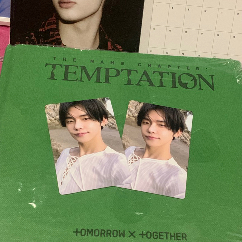 photocard yeonjun farewell txt album temptation pc choi