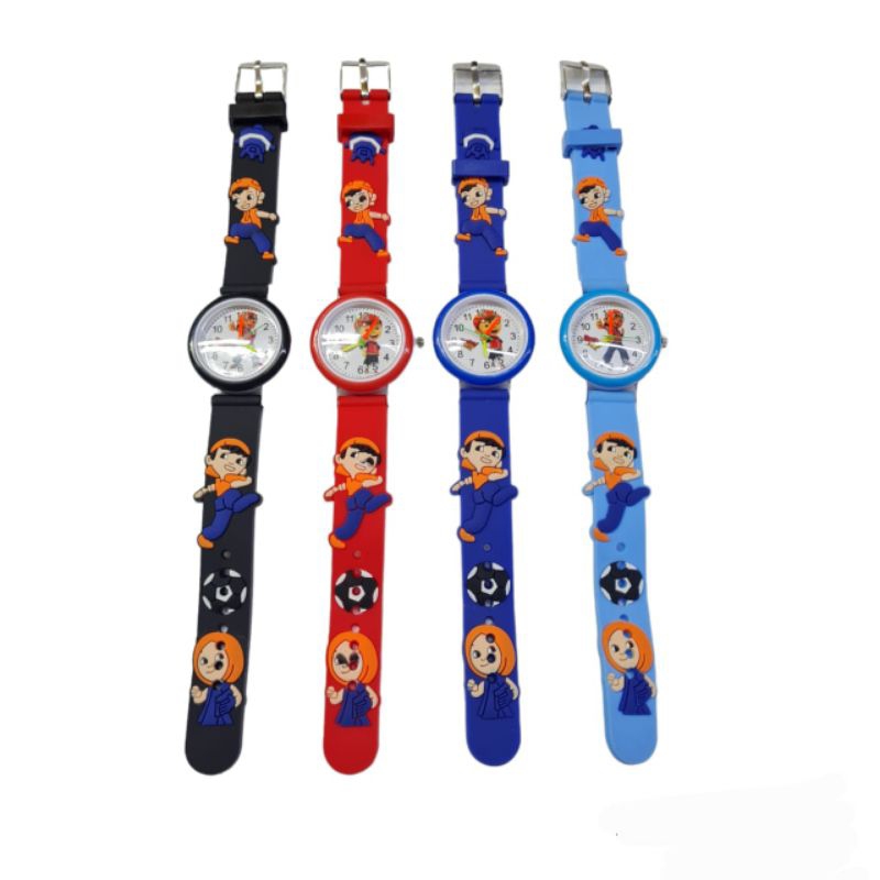 jam Tangan anak Timbul boboiboy murah - jam tangan karakter