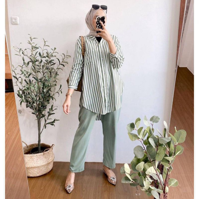 ANNAJA WANDA SET setelan shakila wanita kekinian new motif