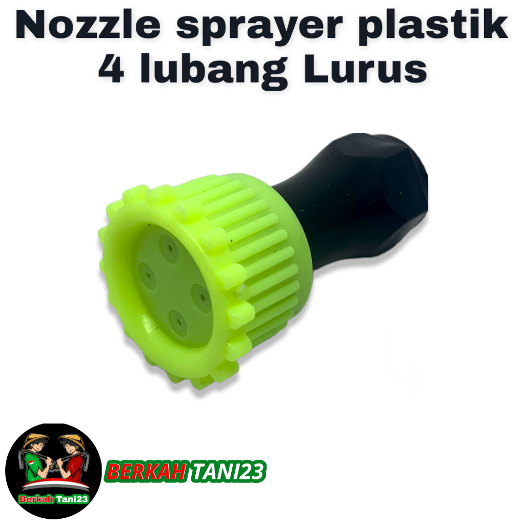 Nozzle Spuyer Sprayer Semprot Hama Tangki Elektrik Spuyer Kabut Lubang 4 Lurus Plastik