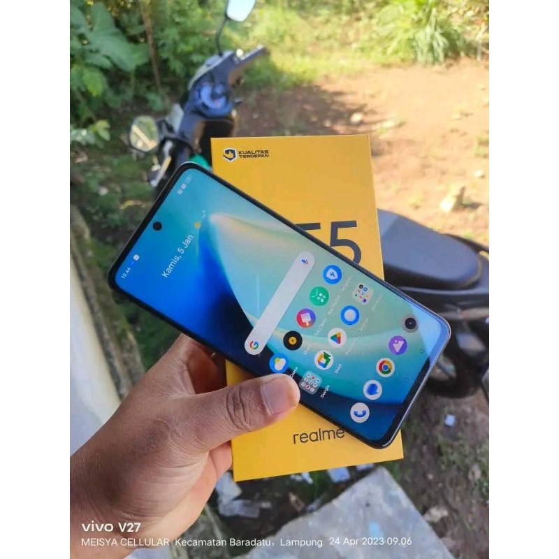 realme c55 ram 8/256 second mulus 95% yg 5% lecet pakai fulset original