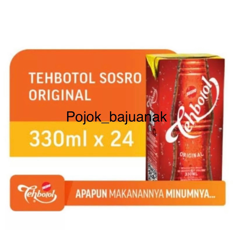 

Teh Botol Sosro 330 ml 1 dus