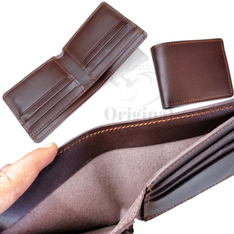 Dompet Kulit Pria Full Kulit Asli Luar Dalam / Dompet Rabok