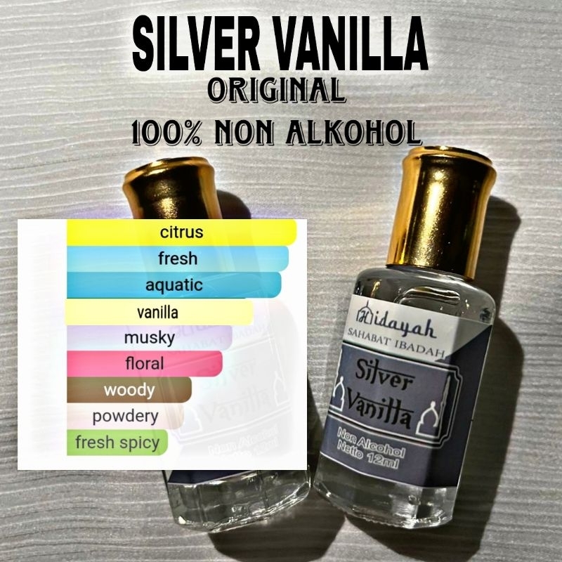 PARFUM SILVA SILVER VANILLA ORIGINAL 12ml