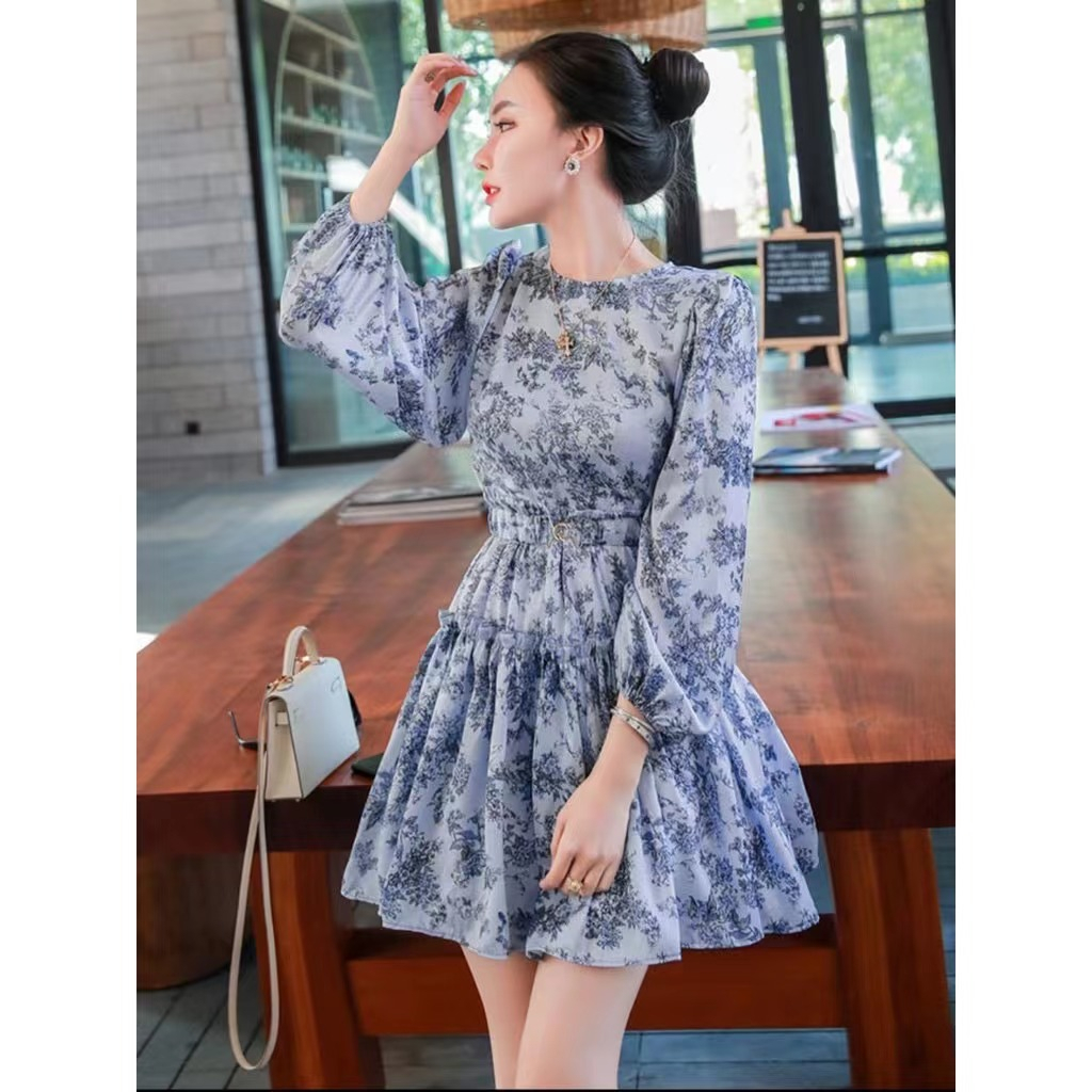 DR154-Dress Dewasa Wanita Antique Vintage Trendy Skirt Willowna