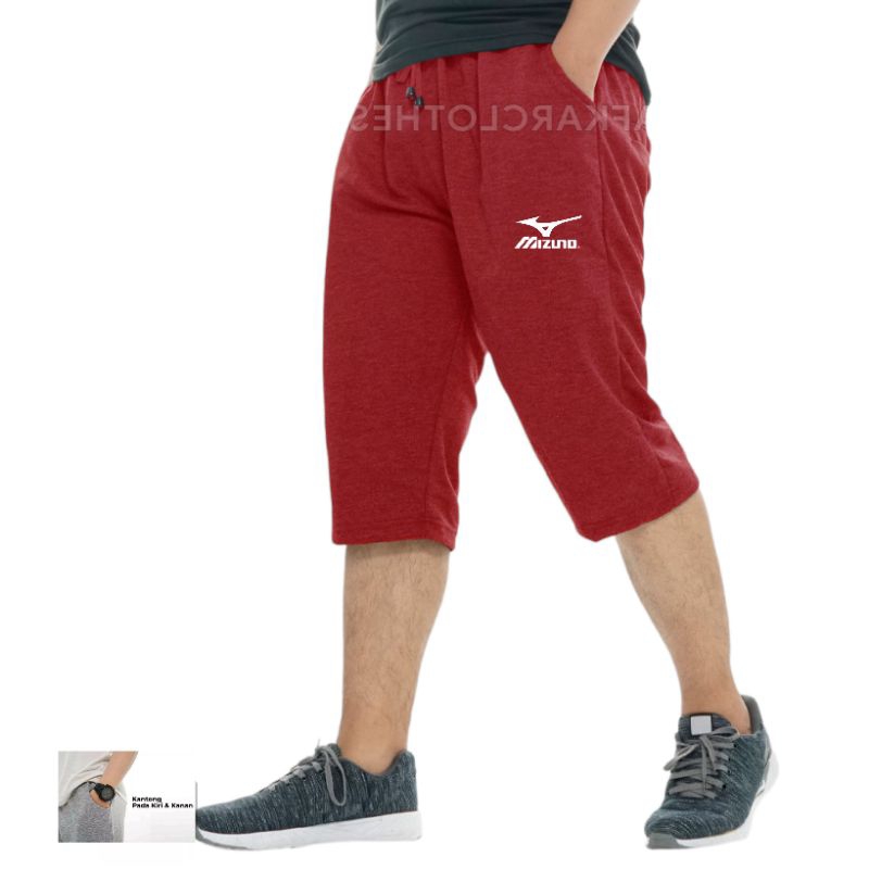 CELANA PENDEK SPORT PRIA RUNNING SWEATFANTS TRAINING GRADE ORI