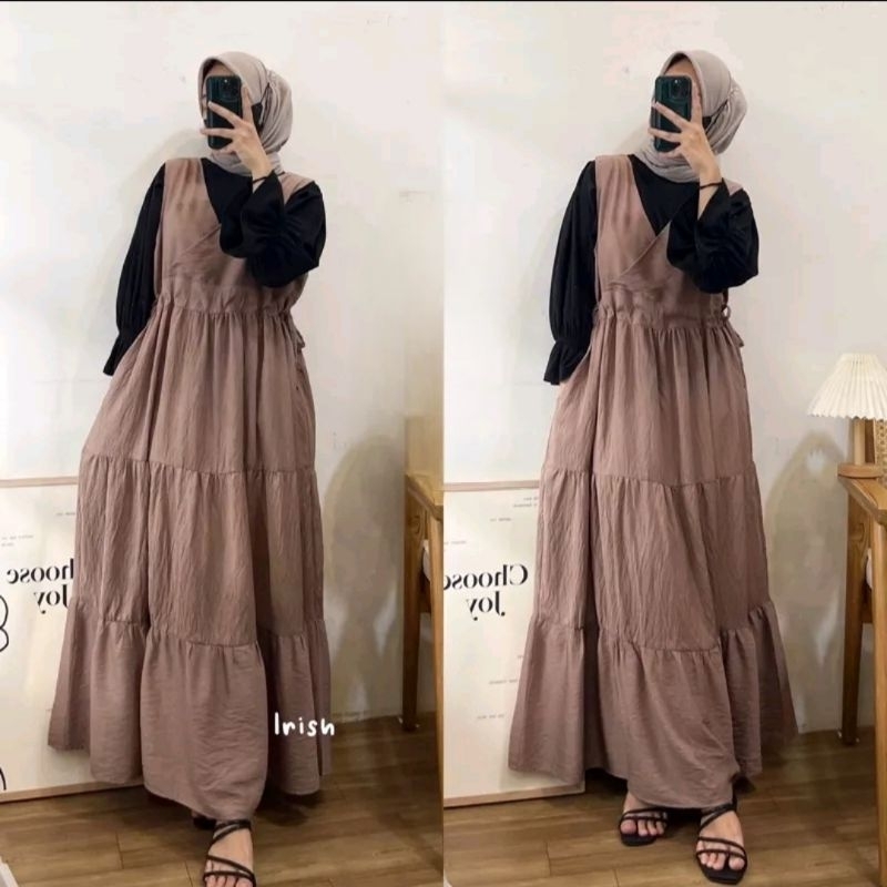 [Malaa Boutique] MEGUMI OVERALL | OVERALL DRESS | DRESS KOREA | DRESS VINTAGE