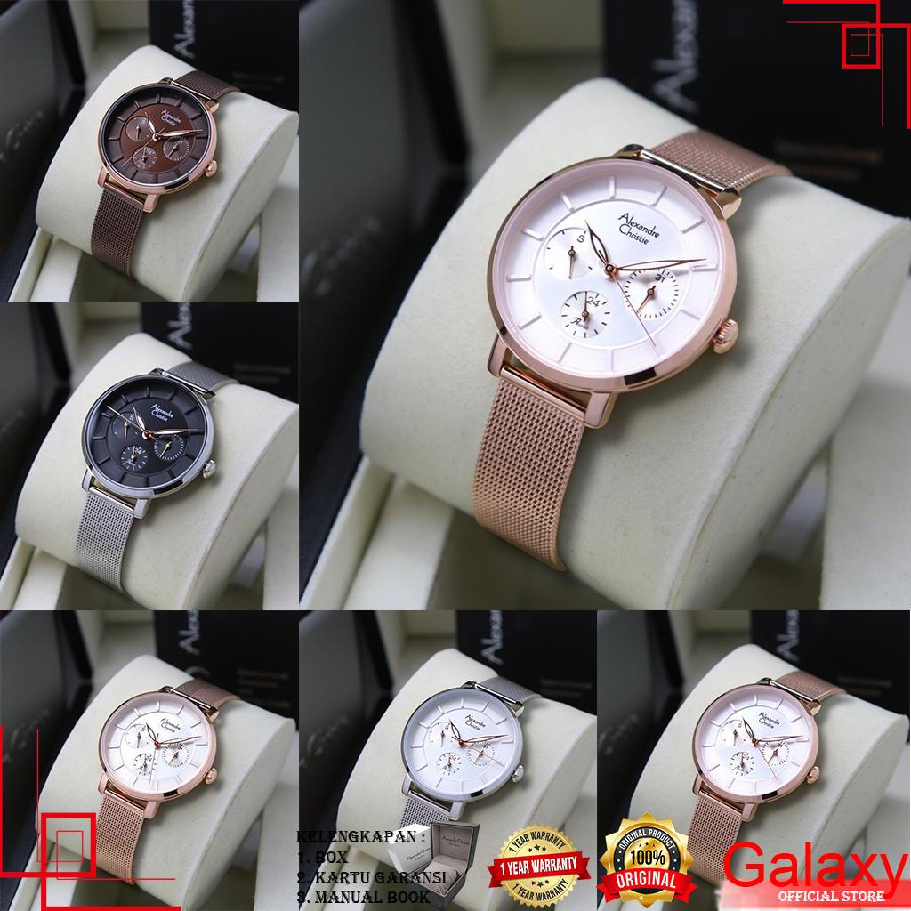 ALEXANDRE CHRISTIE JAM TANGAN WANITA JAM TANGAN TERBARU JAM TANGAN ORI JAM ALEXANDER CHRISTIE ORIGIN