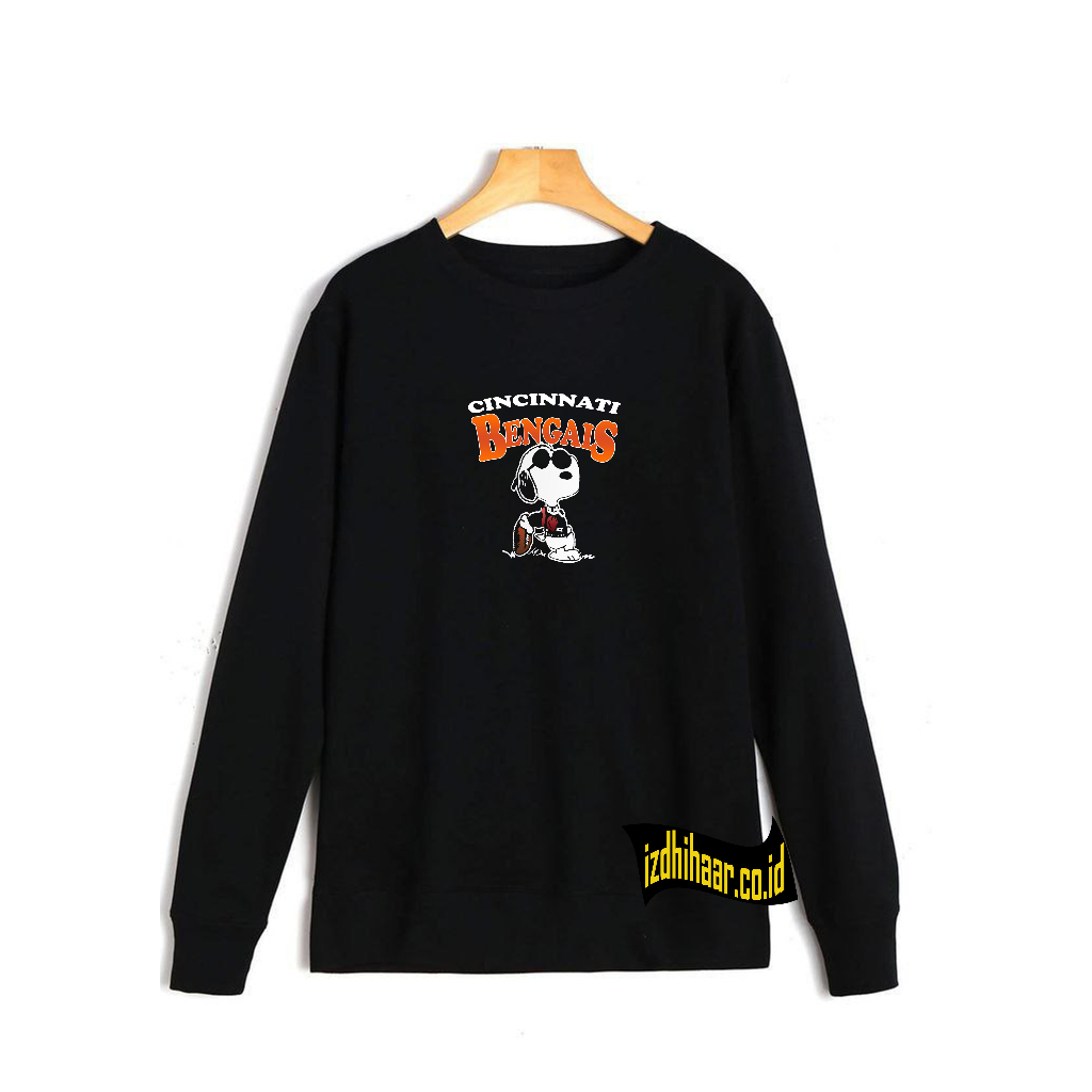 SWEATER CREWNECK MOTIF SNOOPY CINNATI