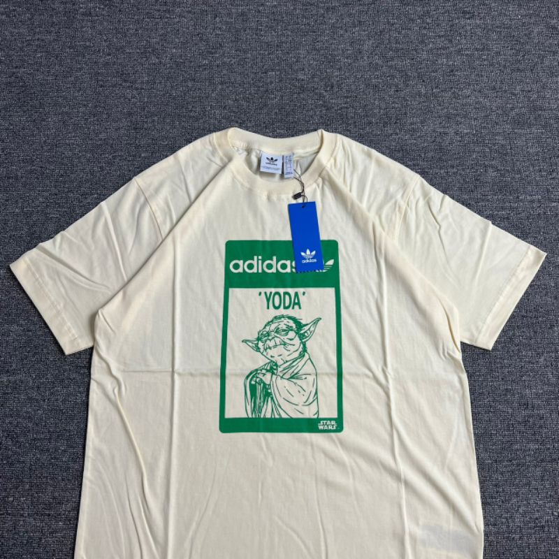 KAOS ADIDAS YODA FULL TAG LABEL CASUAL