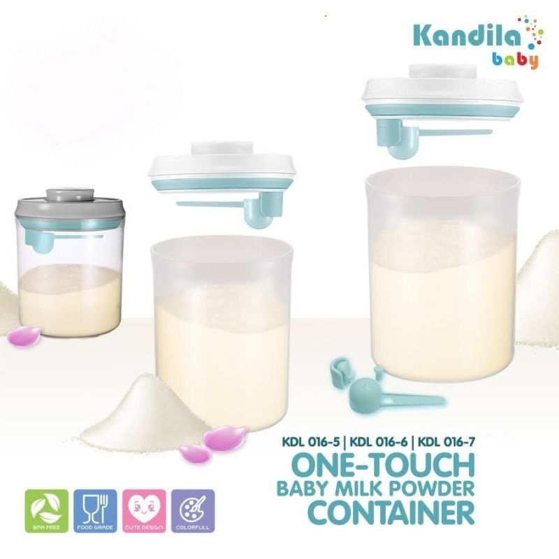 Kandila Baby Milk Container Powder Box 360gr KDL016-4 KDL016-5 KDL016-6 KDL016-7- Wadah Tempat Susu Bubuk Formula Bayi