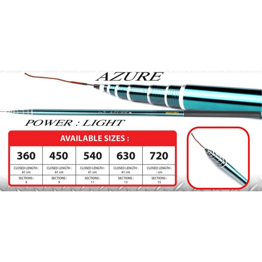 Joran Maguro Azure Tegek/Pole 720