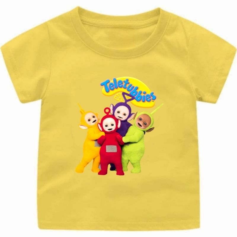 Baju kaos Anak usia 1-12Tahun Gambar TELETUBIES