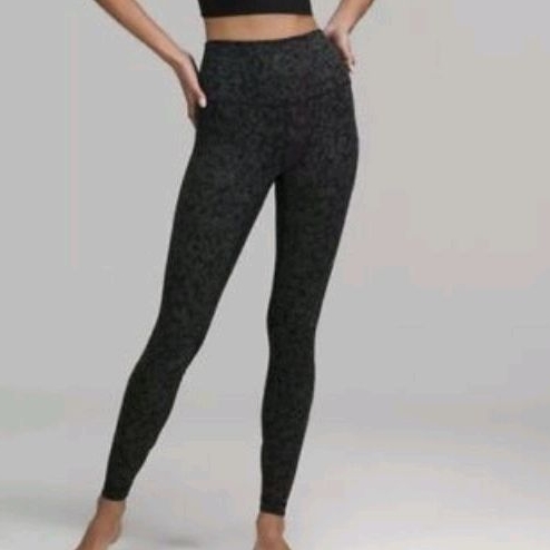 Minioutlet LULULEMON leggings original black cheetah leggings celana sport wanita original impor qua