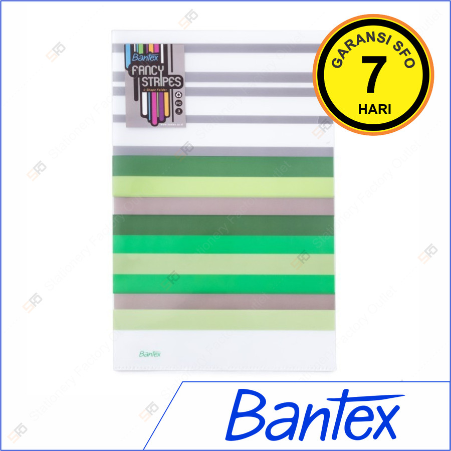 

Map L Fancy Stripes Bantex F4 - PP Folder Folio 2247