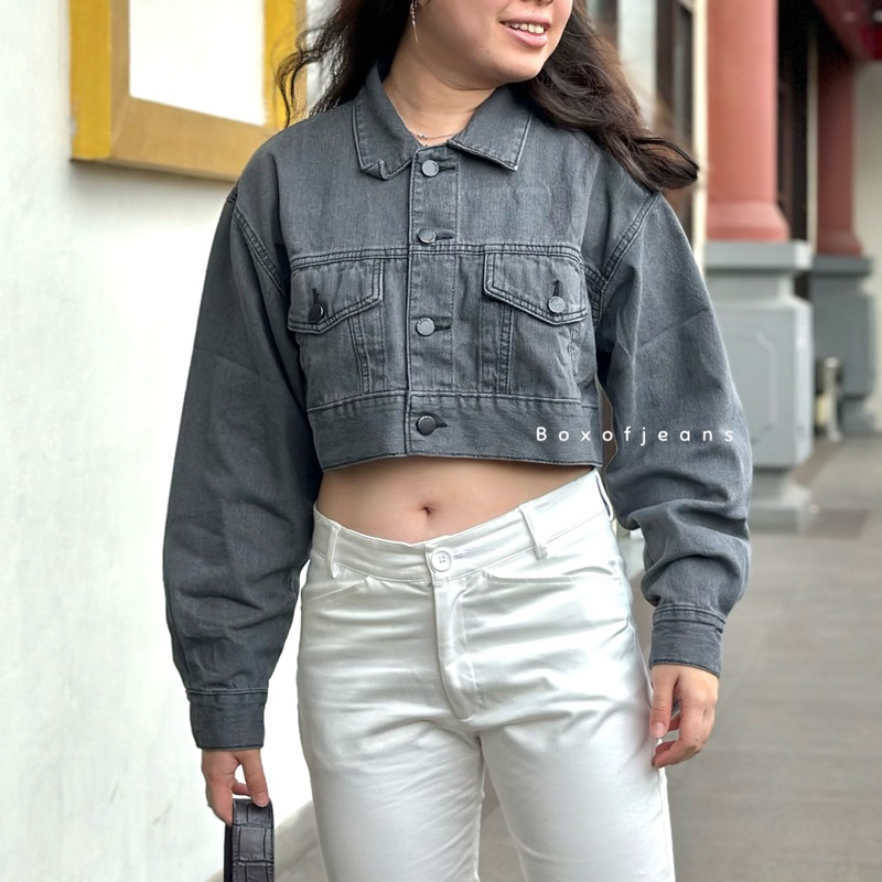 Boxofjeans - Grey Crop Jacket Jeans