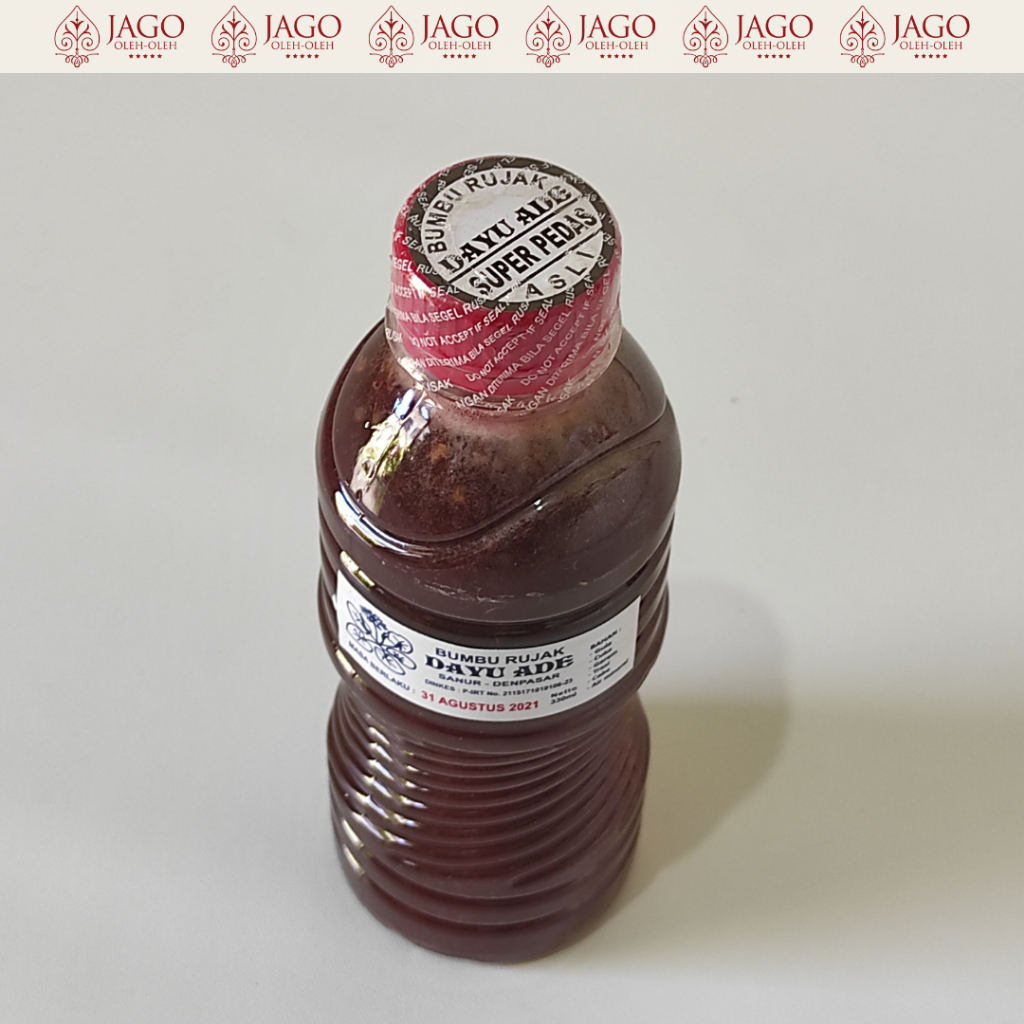 Bumbu Rujak Bali - Cuka Gula Pasir - Dayu Ade 330ml - Pedas Sedang- Pedas - Super Pedas