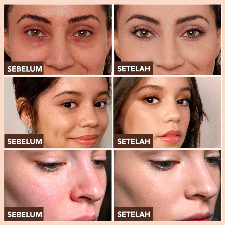 Terlaris di seluruh dunia-Serum, Concealer, Foundation 3-in-1 Cushion kaya akan esensi 75%, hanya satu yang dapat mengatasi masalah perawatan kulit dan concealer-SPF20+