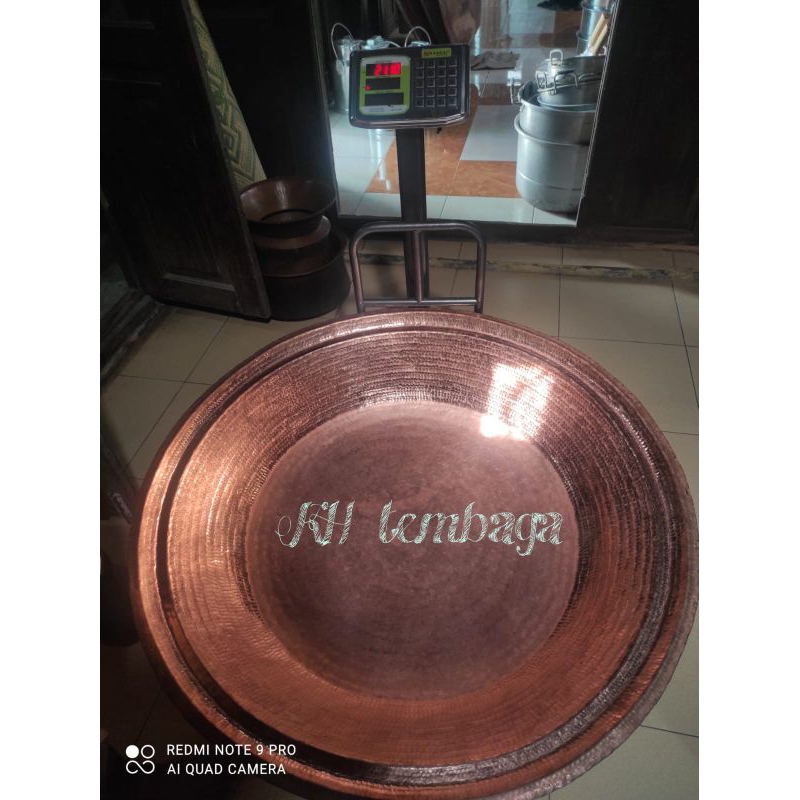 wajan dodol tembaga / kenceng tembaga dm 106cm