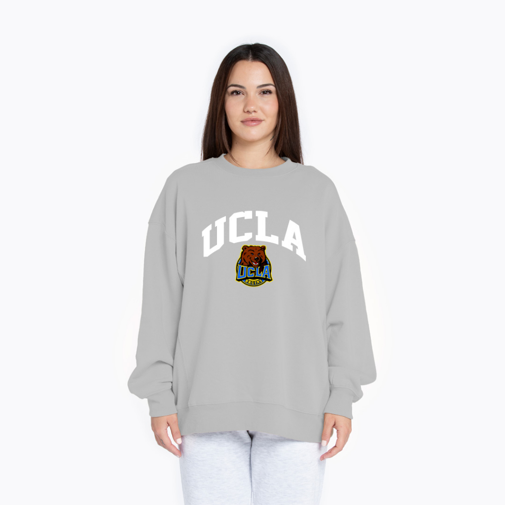 UCLA BRUNS SWEATER SWITER CREWNECK OVERSIZE PRIA WANITA Size M-XXL