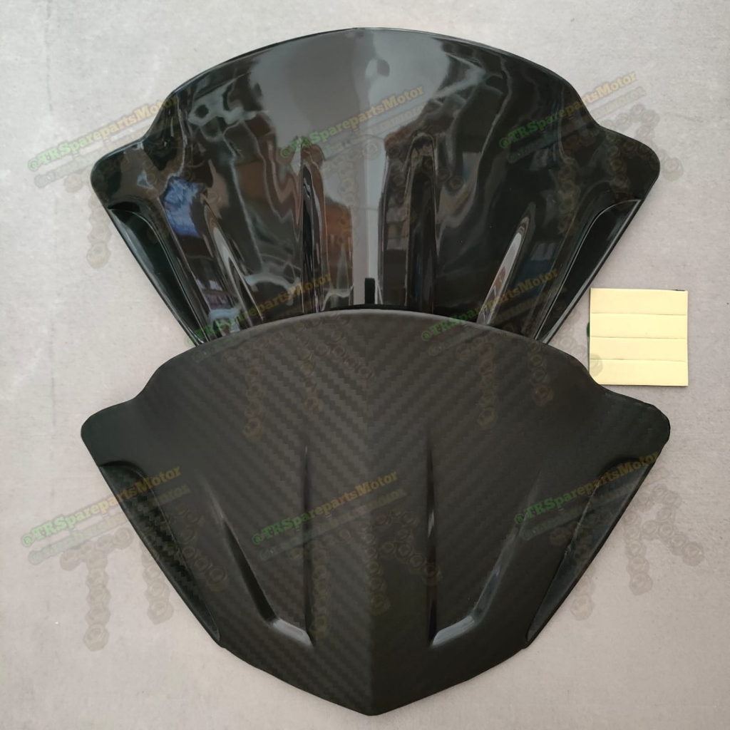 Visor Motor Beat Karbu Hitam / Karbon/ transparan