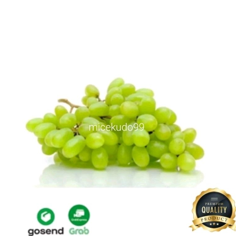

BUAH ANGGUR HIJAU SEGAR GREEN GRAPES GRAPE FRUIT FRESH MANIS