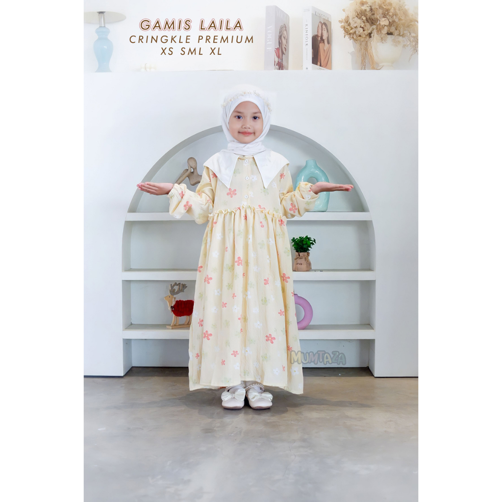 Gamis Anak LAILA XS SML XL