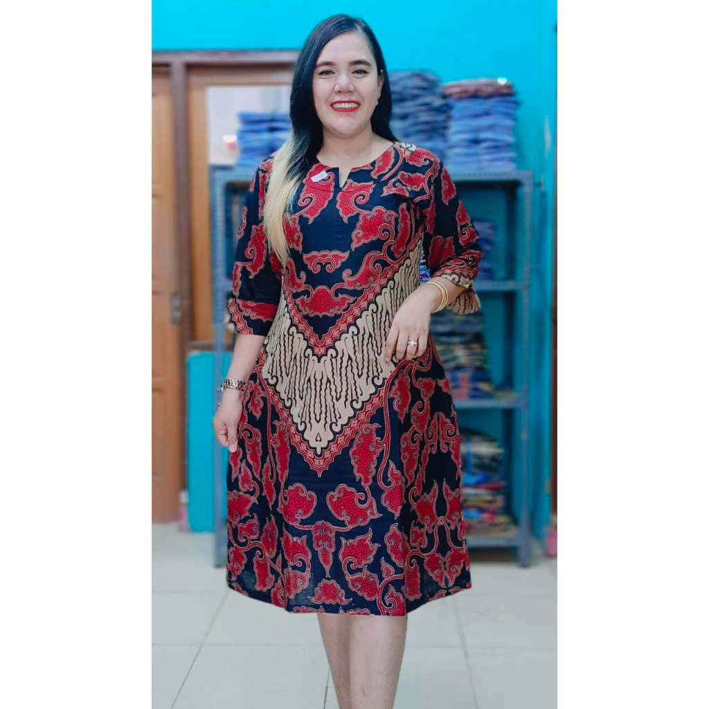 BISA COD DRESS WANITA FURING ATASAN WANITA YENI BABARIANG, M L XL XXL JUMBO