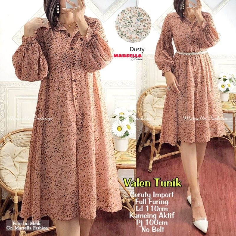 VALENT TUNIK ORI BY MARSELLA