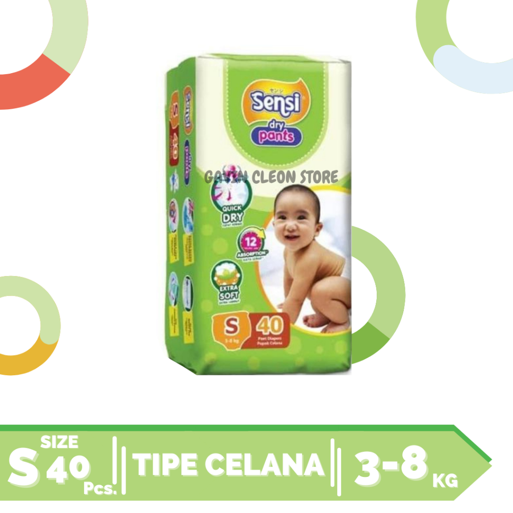 SENSI DRY PANTS S40 M34 L30 XL24 XXL22
