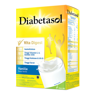 

Diabetasol Susu Bubuk Vanilla 570 gram