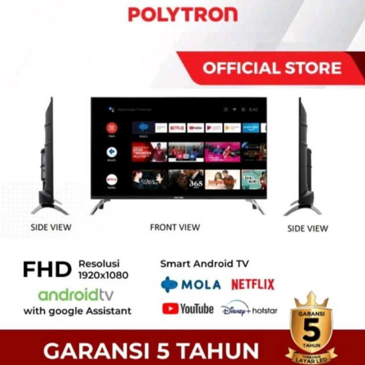 LED TV Polytron Smart Android TV 40&quot; PLD 40AG9953/40AG5959