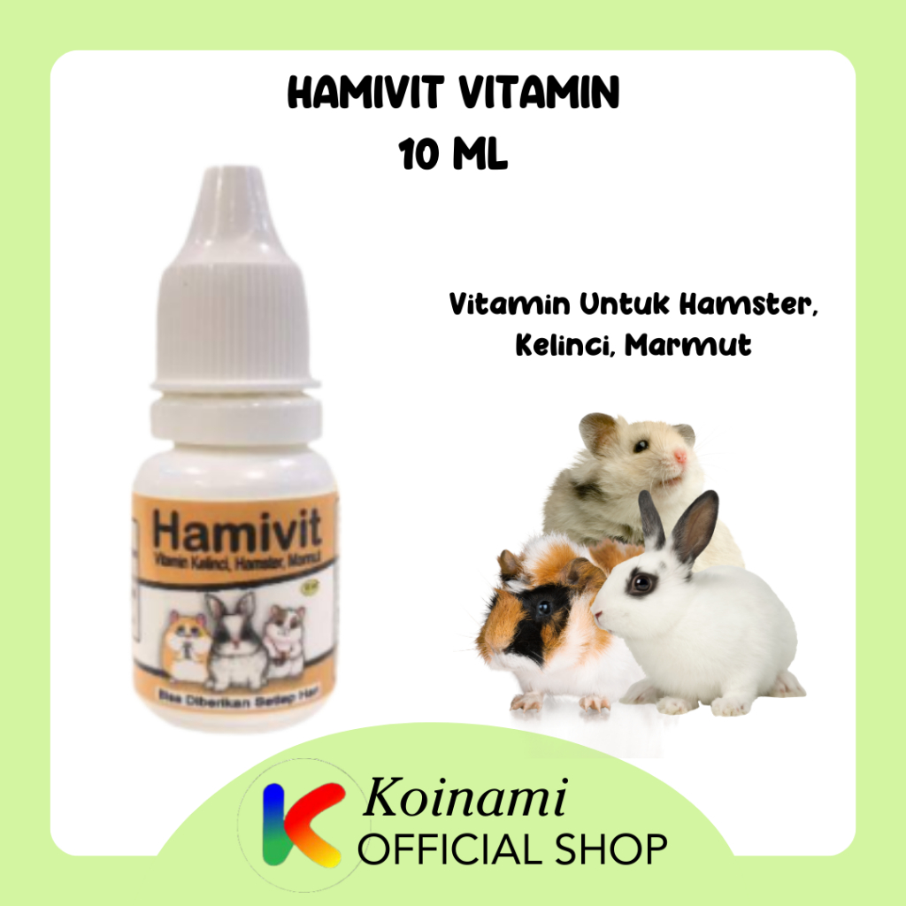 HAMIVIT VITAMIN HAMSTER KELINCI MARMUT 10 ml / meyer / btm